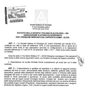 statuto sia